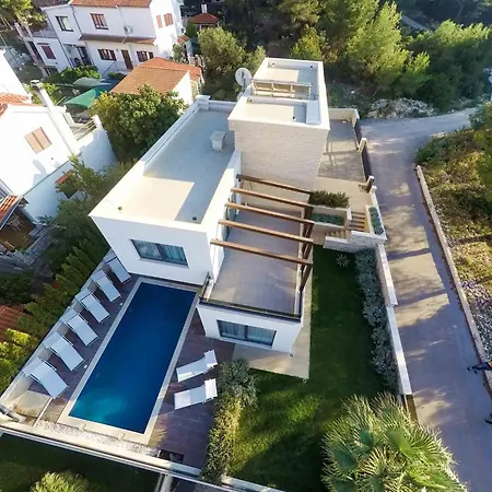 Villa Seafront Ciovo Deluxe Dva 6 Beautiful Bedrooms Private Pools Sea Front - Sauna Trogir